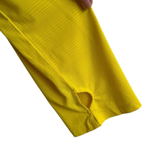 ZYIA Active Subtle Stripe Long Sleeve Shirt, Yellow, Size XL - Picture 9 of 9